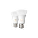 Philips Hue White Ambiance E27, LED-Lampe(Doppelpack, ersetzt 60 Watt)