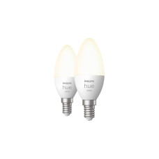 Philips Hue White E14, LED-Lampe(Doppelpack, ersetzt 40 Watt)