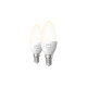 Philips Hue White E14, LED-Lampe(Doppelpack, ersetzt 40 Watt)