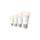 Philips Hue White E27, LED-Lampe(Viererpack, ersetzt 60 Watt)