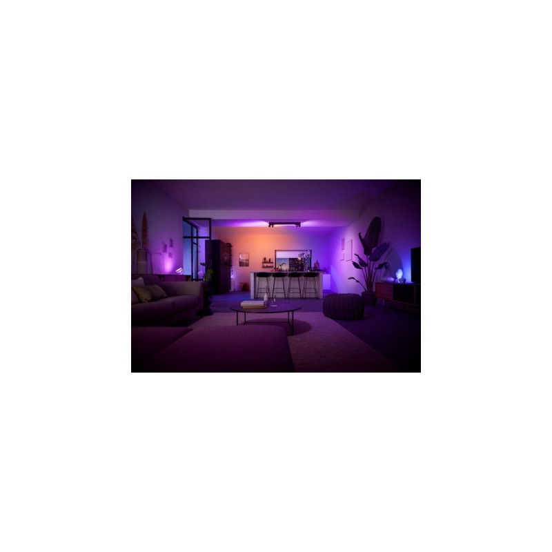 Philips Hue White & Color Ambiance Centris 4er-Deckenspot, LED-Leuchte(schwarz)