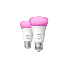Philips Hue White & Color Ambiance E27, LED-Lampe(Doppelpack, ersetzt 75 Watt)