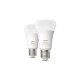 Philips Hue White & Color Ambiance E27, LED-Lampe(Doppelpack, ersetzt 75 Watt)