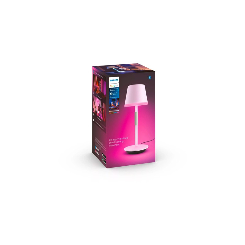 Philips Hue White & Color Ambiance Go tragbare Tischleuchte(weiß)