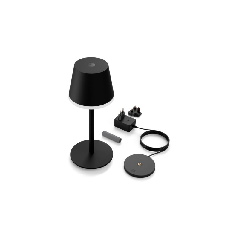 Philips Hue White & Color Ambiance Go tragbare Tischleuchte(schwarz)