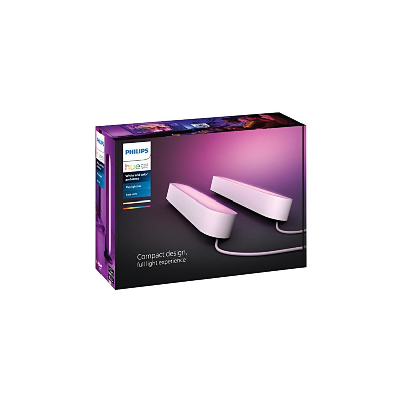 Philips Hue White & Color Ambiance Play Lightbar, LED-Leuchte(weiß, Doppelpack)
