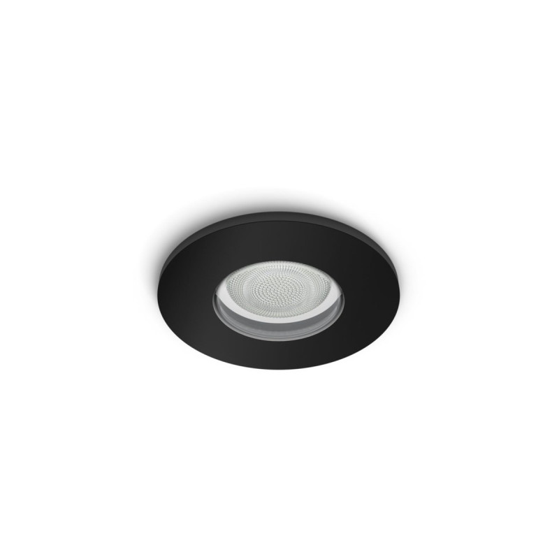 Philips Hue White & Color Ambiance Xamento Einbauspot, LED-Leuchte(schwarz, 1 Stück)