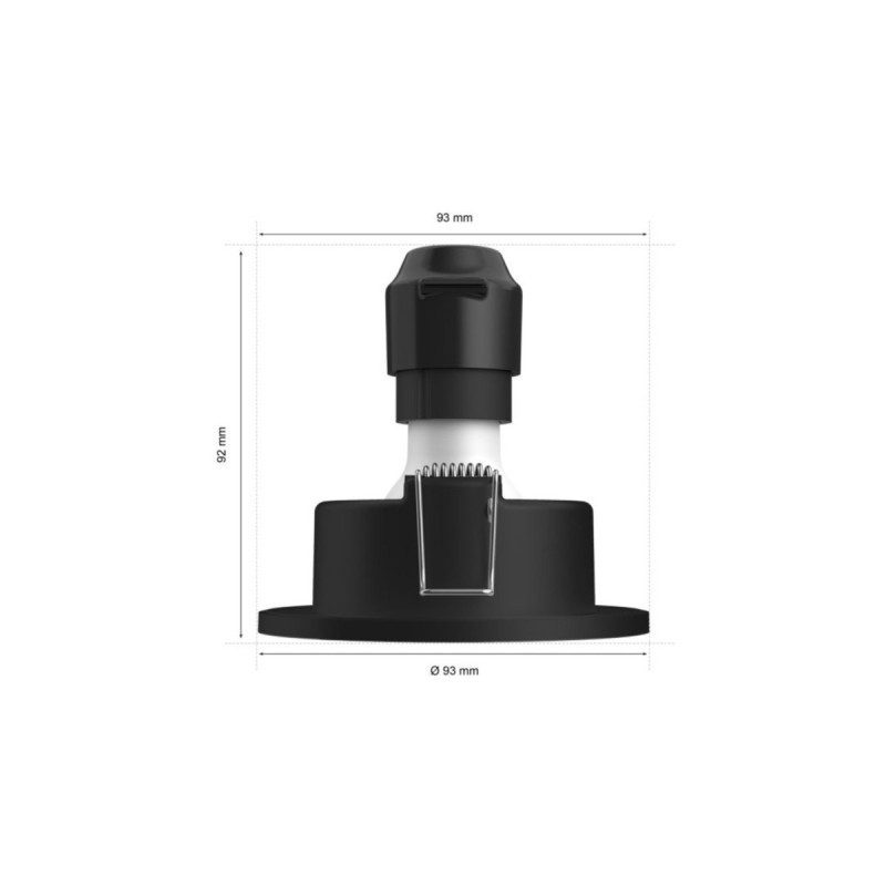 Philips Hue White & Color Ambiance Xamento Einbauspots, LED-Leuchte(schwarz, 3 Stück)