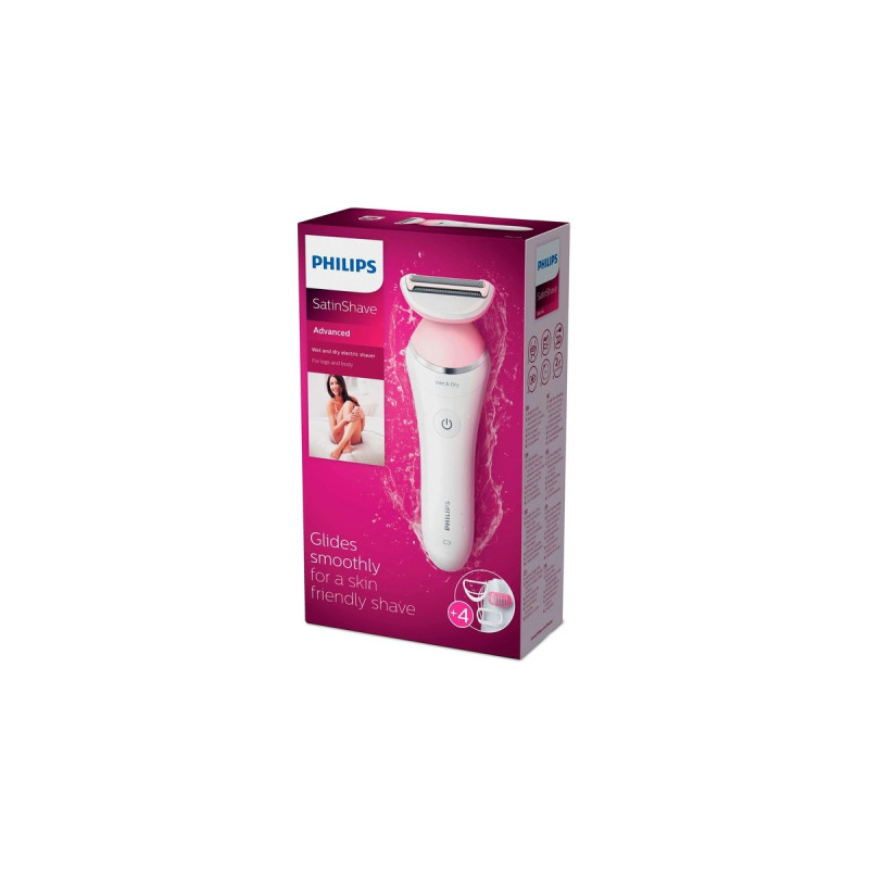 Philips SatinShave Advanced BRL140/00, Ladyshaver(weiß/hellblau)