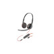 Plantronics Blackwire 3225 duo, Headset(schwarz, Klinke, USB-C)
