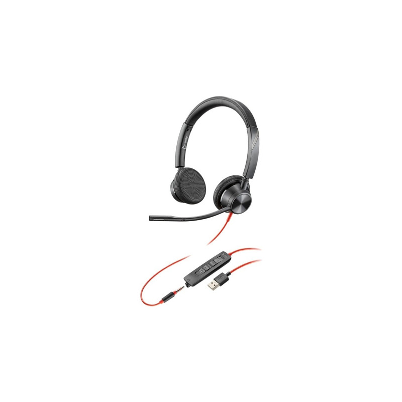 Plantronics Blackwire C3325, Headset(schwarz, USB-A)
