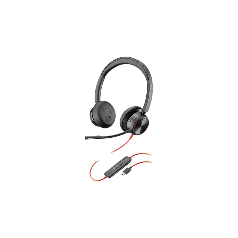 Plantronics Blackwire C8225-M, Headset(schwarz, ANC, USB-A, Microsoft Teams)