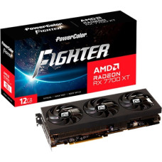 PowerColor Radeon RX 7700 XT Fighter 12GB OC(RDNA 3, GDDR6, 3x DisplayPort, 1x HDMI 2.1)