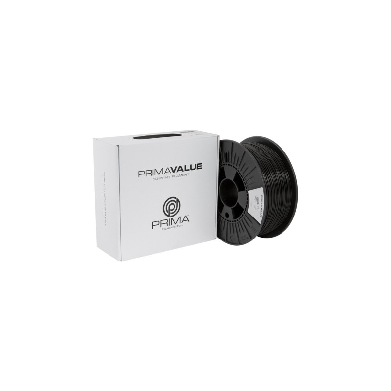 PrimaCreator PrimaValue PLA Black, 3D-Kartusche(schwarz, 1 kg, 1,75 mm, auf Rolle)