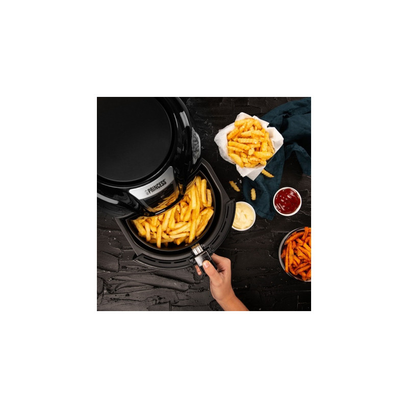 Princess 182021, Heißluftfritteuse(schwarz)