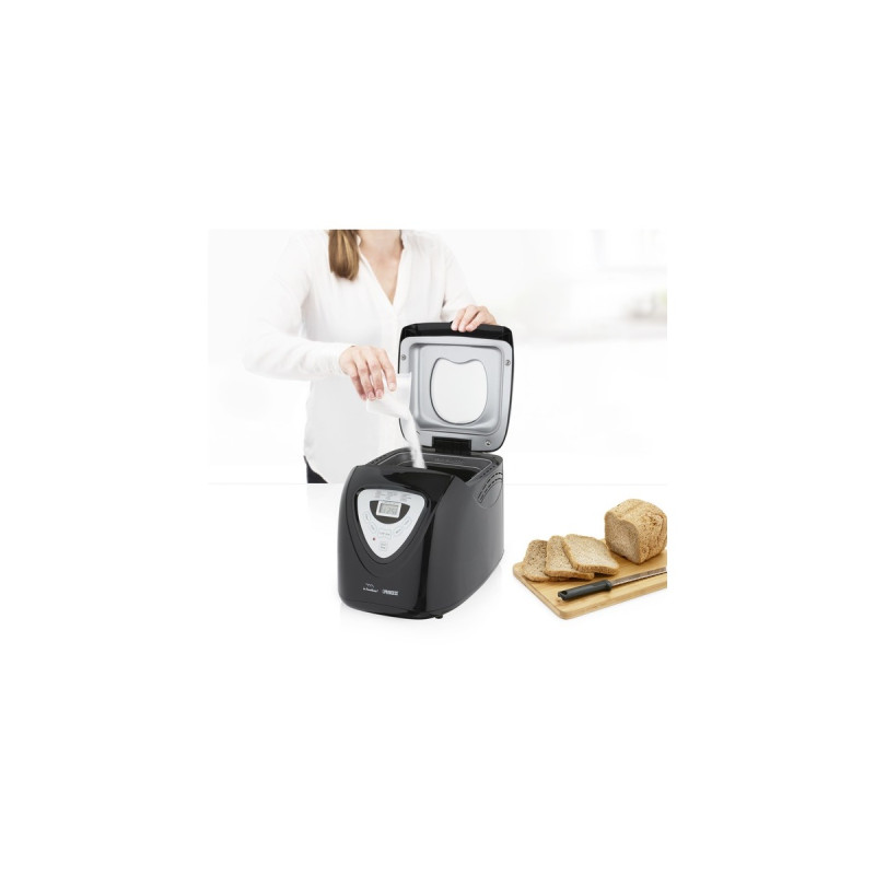 Princess Brotbackautomat 152009(schwarz/silber, 600 Watt, für Brote bis 900g)