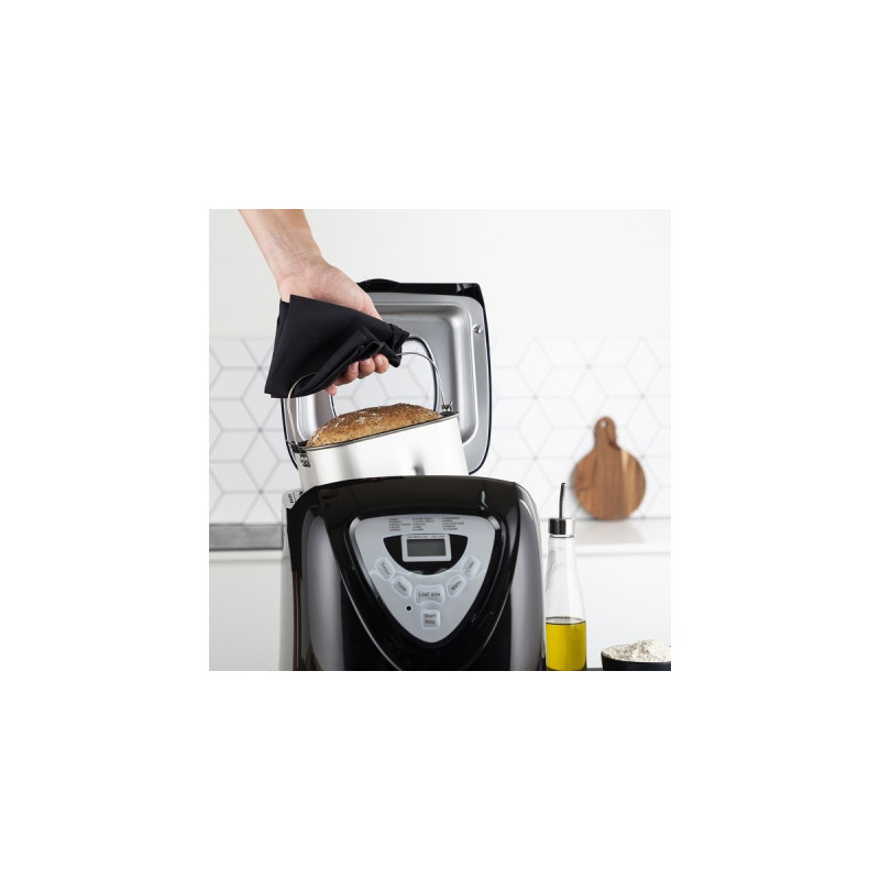 Princess Brotbackautomat 152009(schwarz/silber, 600 Watt, für Brote bis 900g)