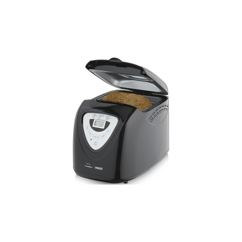 Princess Brotbackautomat 152009(schwarz/silber, 600 Watt, für Brote bis 900g)