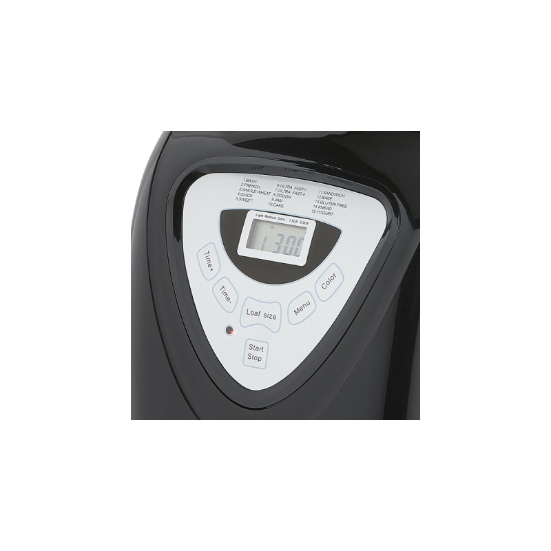 Princess Brotbackautomat 152009(schwarz/silber, 600 Watt, für Brote bis 900g)