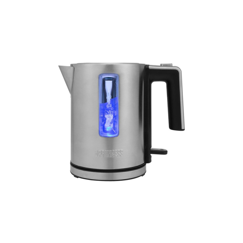 Princess Deluxe 236045, Wasserkocher(edelstahl/schwarz, 1 Liter)