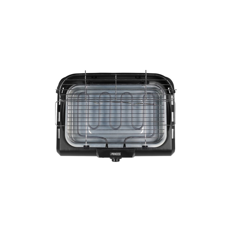 Princess Elektrischer Grill 112250, Elektrogrill(schwarz, 2.200 Watt, 40 x 24,5cm)