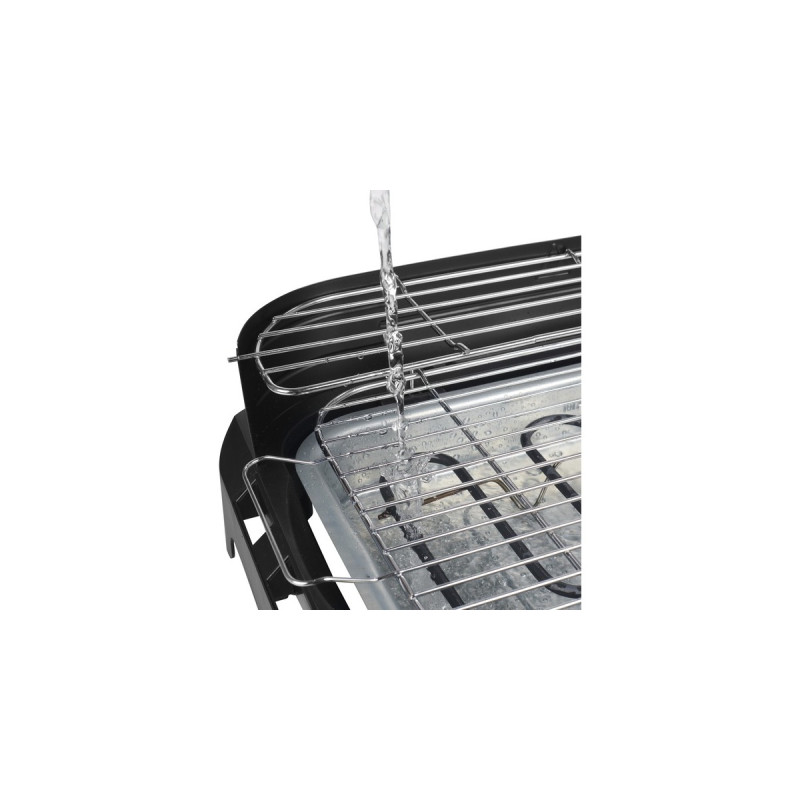 Princess Elektrischer Grill 112250, Elektrogrill(schwarz, 2.200 Watt, 40 x 24,5cm)