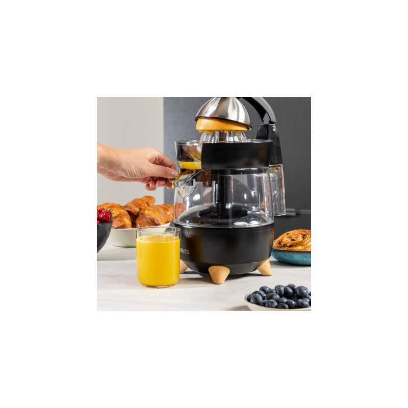 Princess Pure 201862, Zitruspresse(schwarz (matt)/holz)