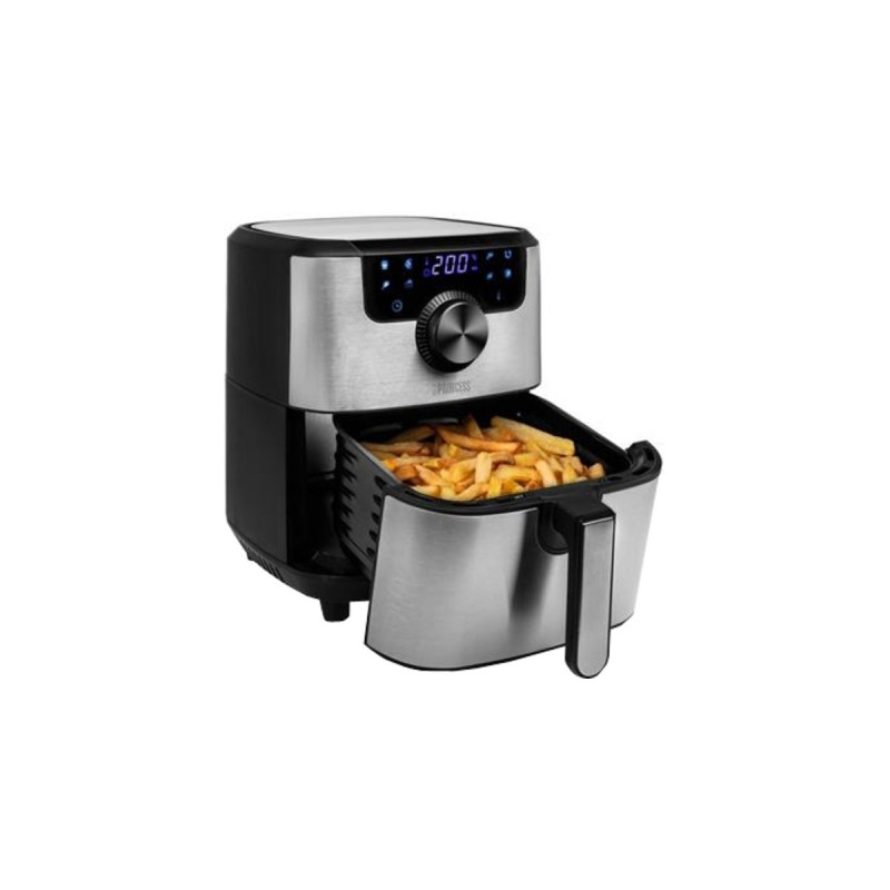 Princess XXL Heißluftfritteuse 182033(edelstahl (gebürstet)/schwarz)