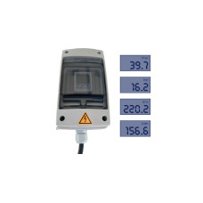 Priwatt Wieland-Steckdose mit Stromzähler(weiß, 0% MWST)