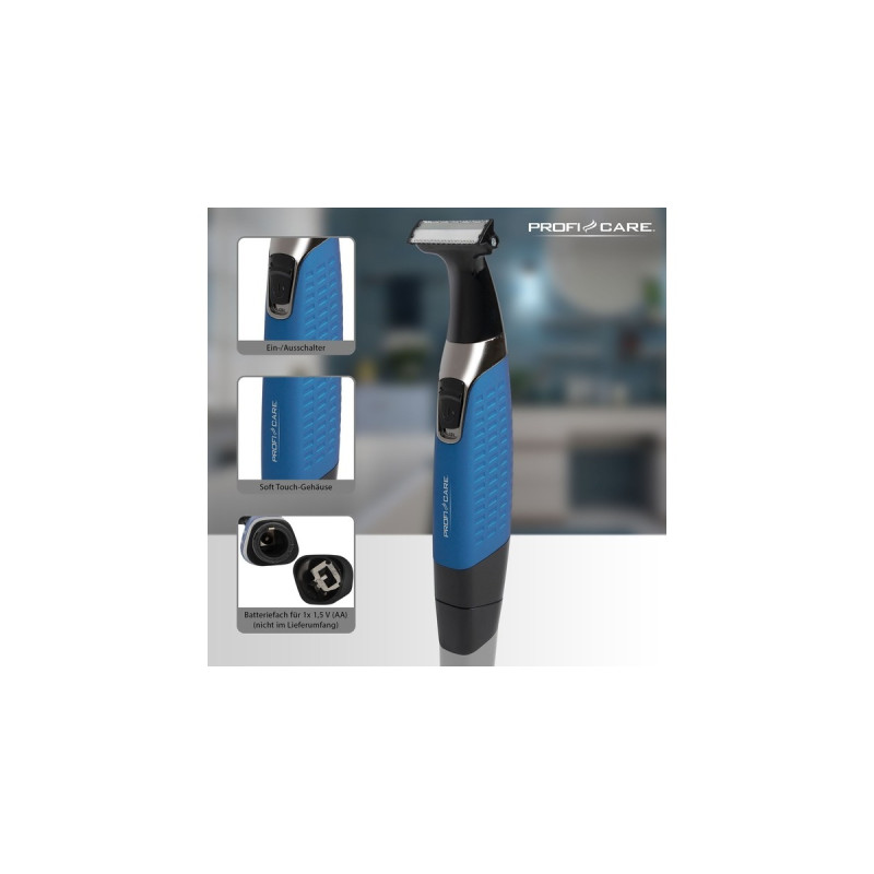ProfiCare PC-BHT 3074 Body Hair Trimmer, Haarschneider(blau/schwarz)