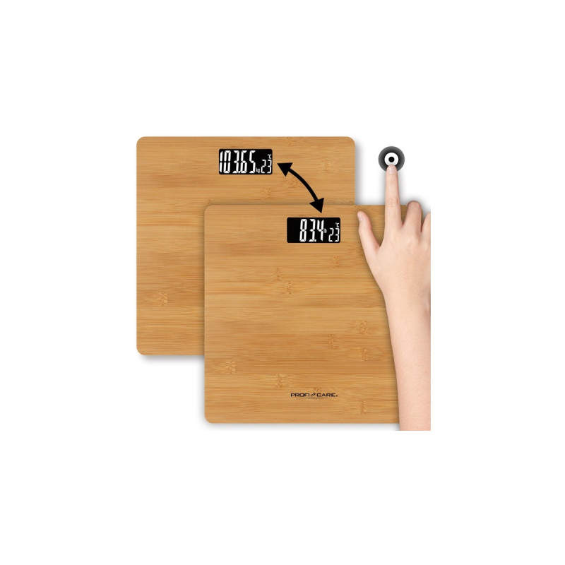 ProfiCare Personenwaage PC-PW 3103(holz/schwarz)