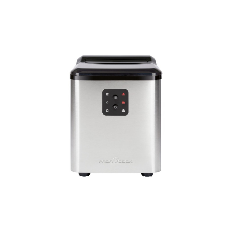 ProfiCook Eiswürfelbereiter PC-EWB 1253 inox(edelstahl/schwarz, 120 Watt)
