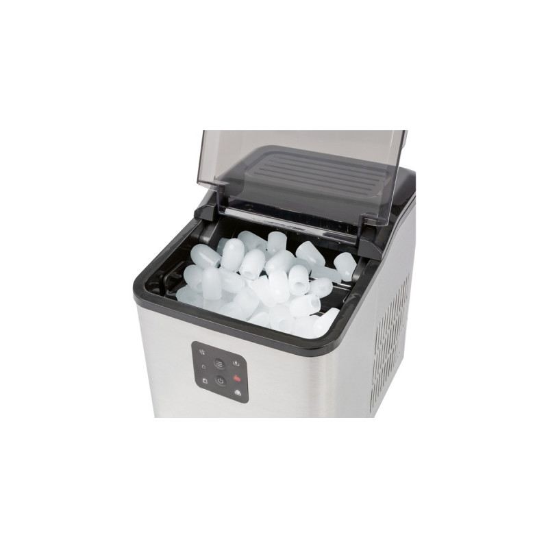 ProfiCook Eiswürfelbereiter PC-EWB 1253 inox(edelstahl/schwarz, 120 Watt)