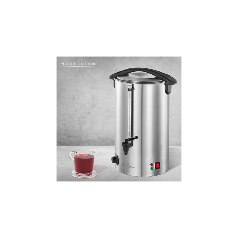 ProfiCook Heißgetränkeautomat PC-HGA 1196, Einkochautomat(edelstahl/schwarz, 7 Liter)