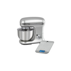 ProfiCook Knetmaschine PC-KM 1222 W, Küchenmaschine(silber, 1.200 Watt, inkl. Küchenwaage )