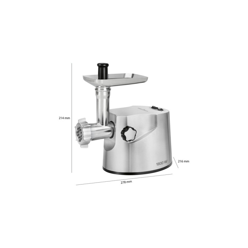 ProfiCook PC-FW 1172, Fleischwolf(silber)