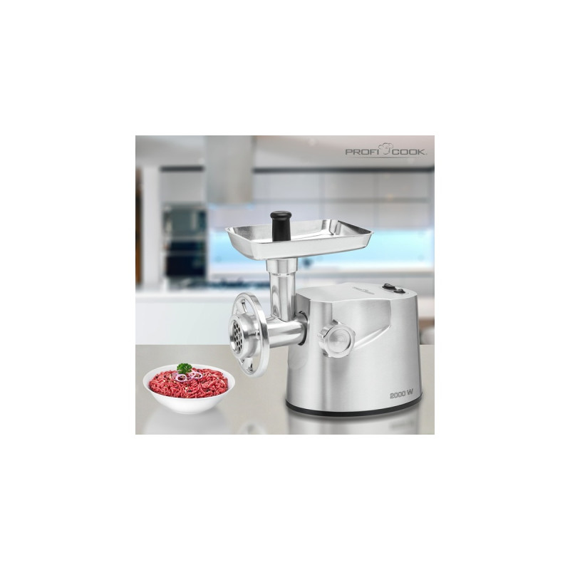 ProfiCook PC-FW 1173, Fleischwolf(silber)