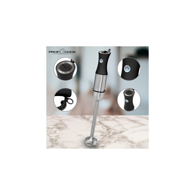 ProfiCook PC-SM 1094, Stabmixer(silber/schwarz)