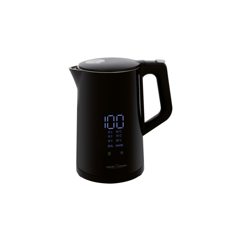 ProfiCook PC-WKS 1243, Wasserkocher(schwarz)