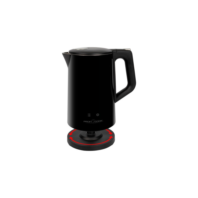 ProfiCook PC-WKS 1243, Wasserkocher(schwarz)