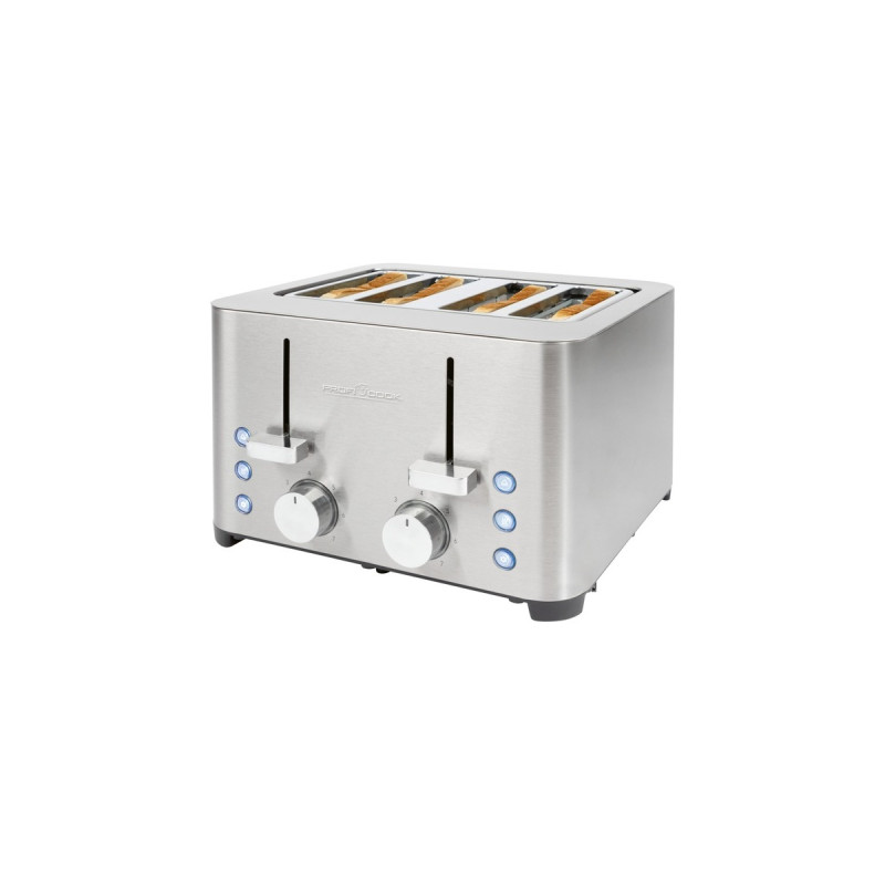 ProfiCook Toaster PC-TA 1252(edelstahl, 1.500 Watt, für 4 Scheiben Toast)
