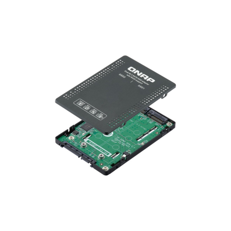 QNAP QDA-A2MAR, Einbaurahmen(schwarz)