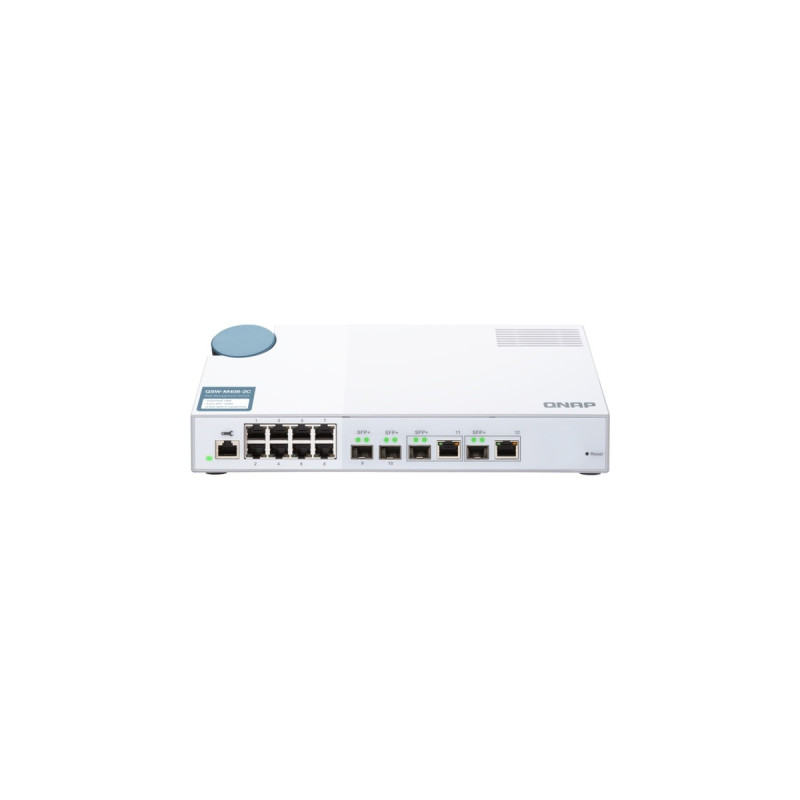 QNAP QSW-M408-2C, Switch(weiß)