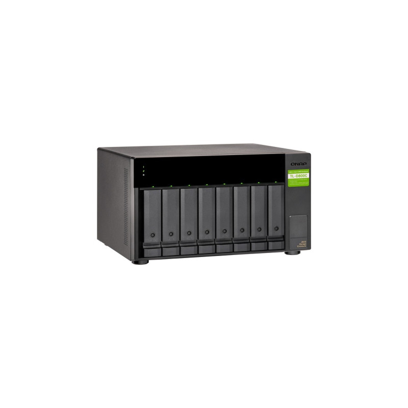 QNAP TL-D800C, Laufwerksgehäuse(schwarz)