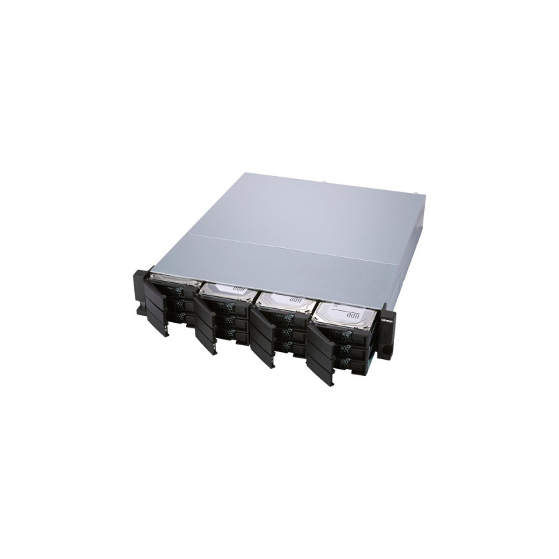 QNAP TL-R1200S-RP, Laufwerksgehäuse(schwarz)