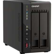 QNAP TS-253E-8G, NAS(schwarz)