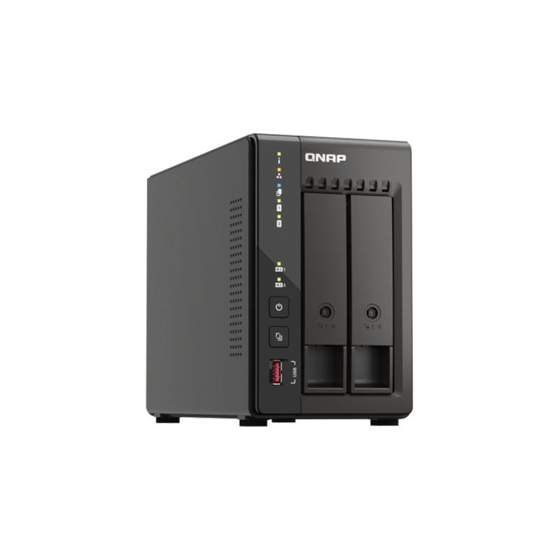 QNAP TS-253E-8G, NAS(schwarz)