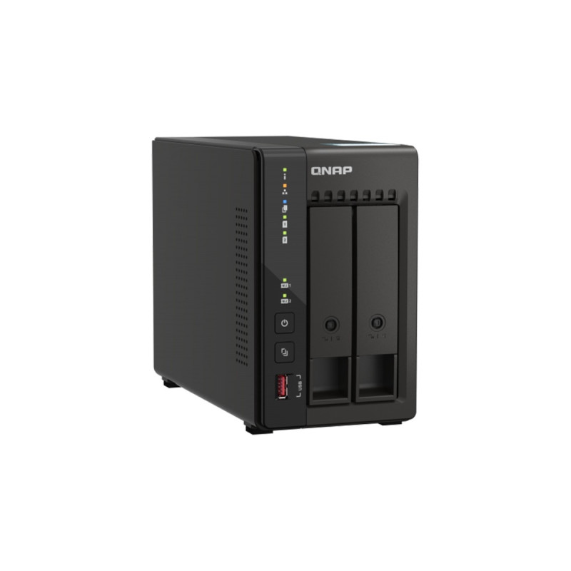 QNAP TS-253E-8G, NAS(schwarz)