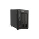 QNAP TS-253E-8G, NAS(schwarz)