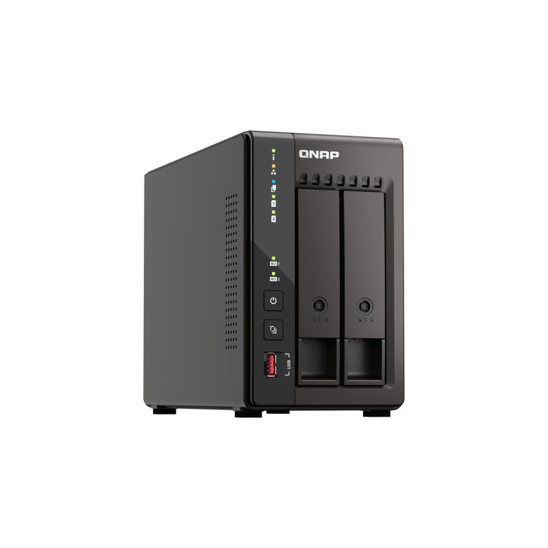 QNAP TS-253E-8G, NAS(schwarz)